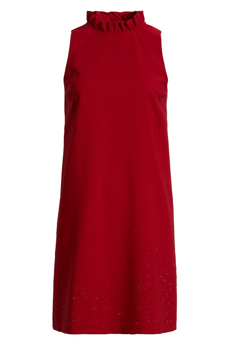 Sleeveless Shift Dress, Alternate, color, TITIAN RED