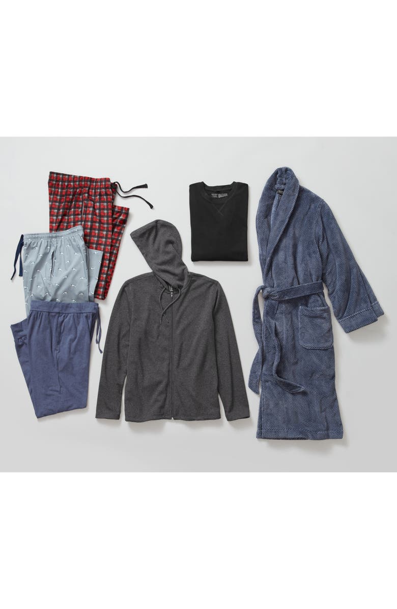 NORDSTROM MEN'S SHOP Poplin Pajama Pants, Alternate, color, 