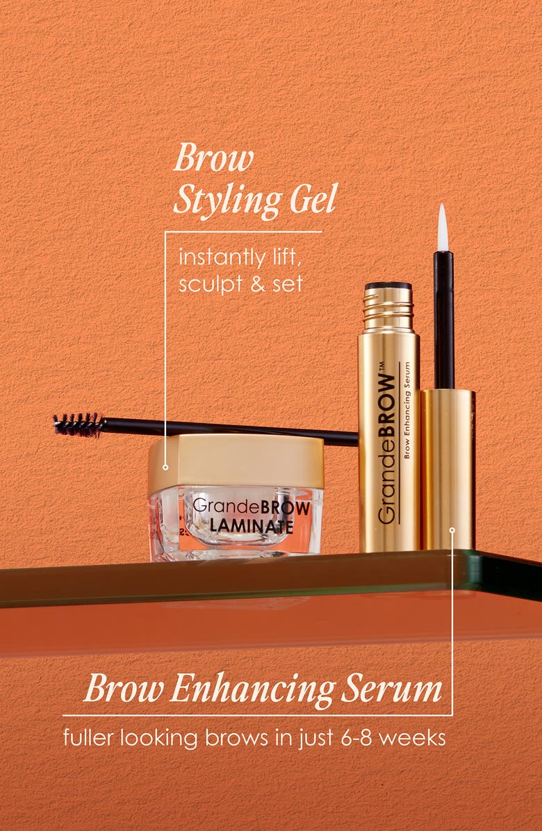 Grande Cosmetics Lamination Station Brow Set $44 Value, Alternate, color, Clear