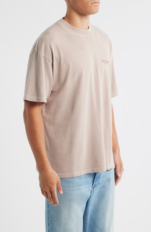 Represent Owners' Club Cotton Logo Graphic T-shirt In Gray