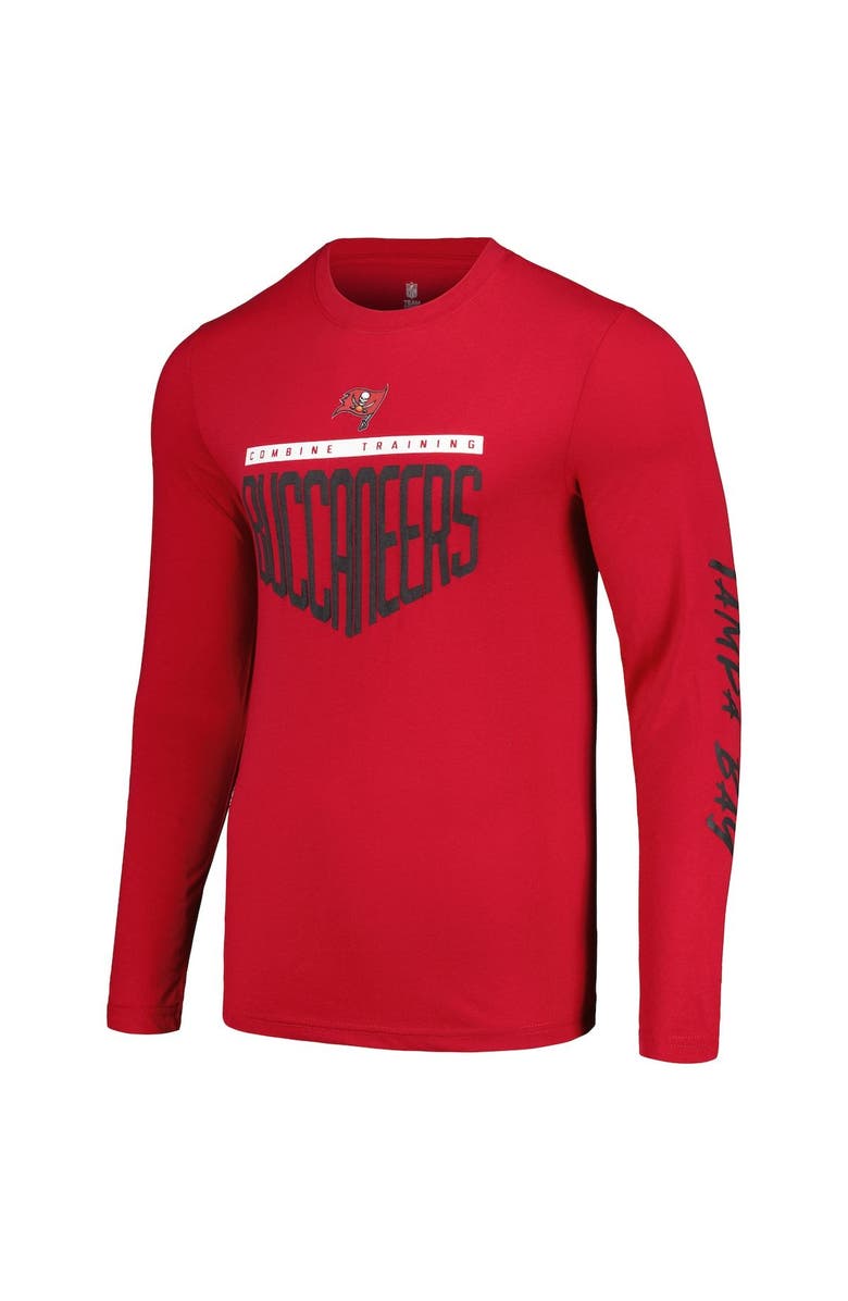 Outerstuff Men's Red Tampa Bay Buccaneers Impact Long Sleeve T-Shirt, Alternate, color, Red