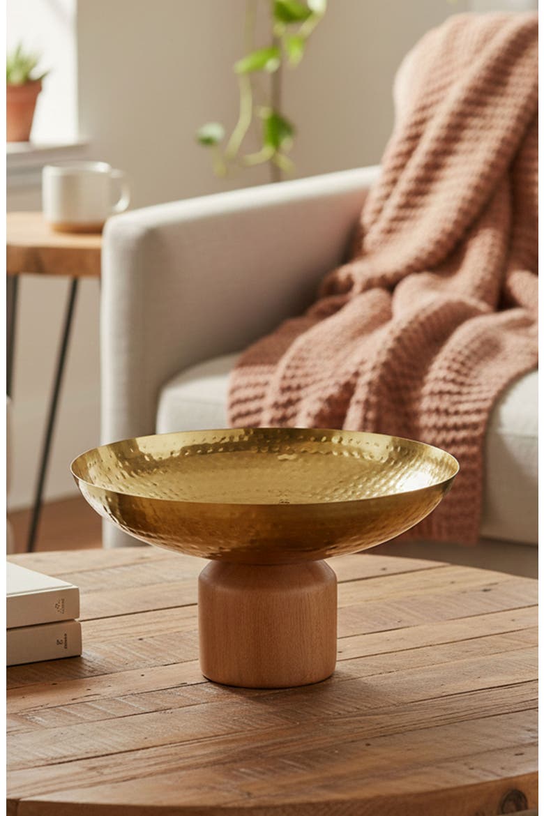 Ramsey Decor Bowl, Alternate, color, GOLD