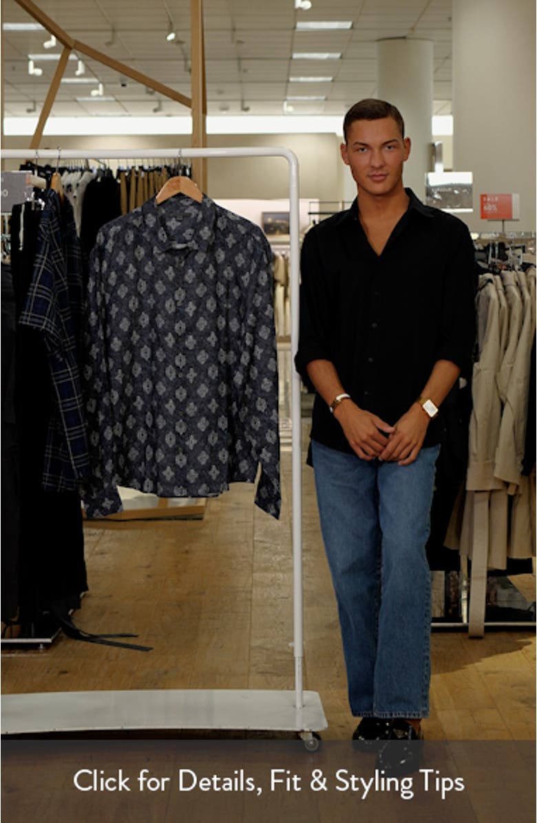 Ross Long Sleeve Linen Button-Up Shirt, sales video thumbnail