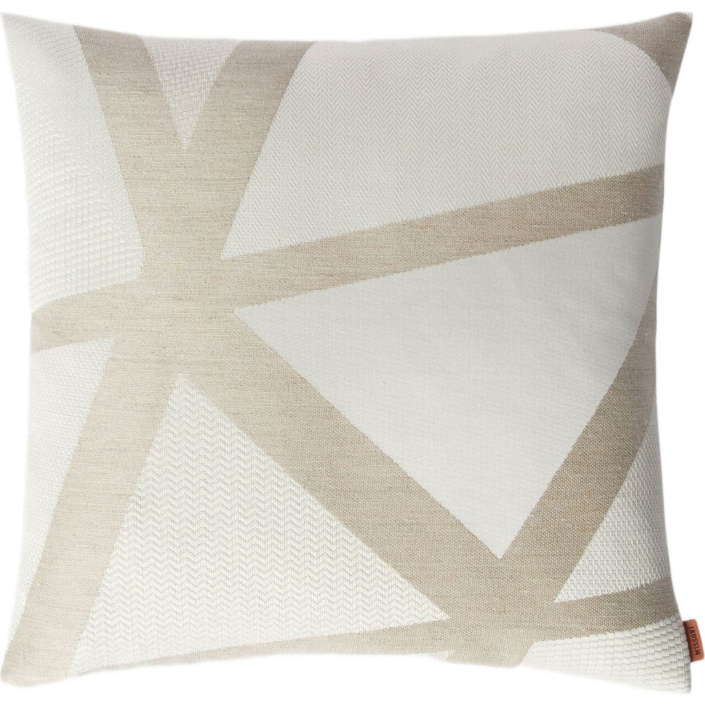 Missoni Home Nastri Relief Cushion 40x40 Cm In Brown