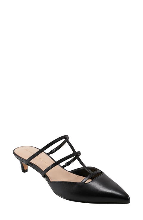 Kodie Kitten Heel Pointed Toe Mule (Women)