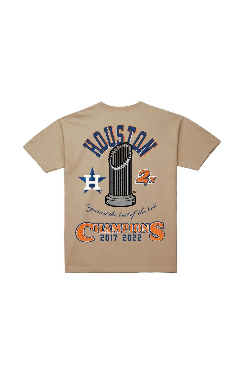 Mitchell & Ness Men's Mitchell & Ness  Cream Houston Astros Legacy Defined T-Shirt, Alternate, color, Cream