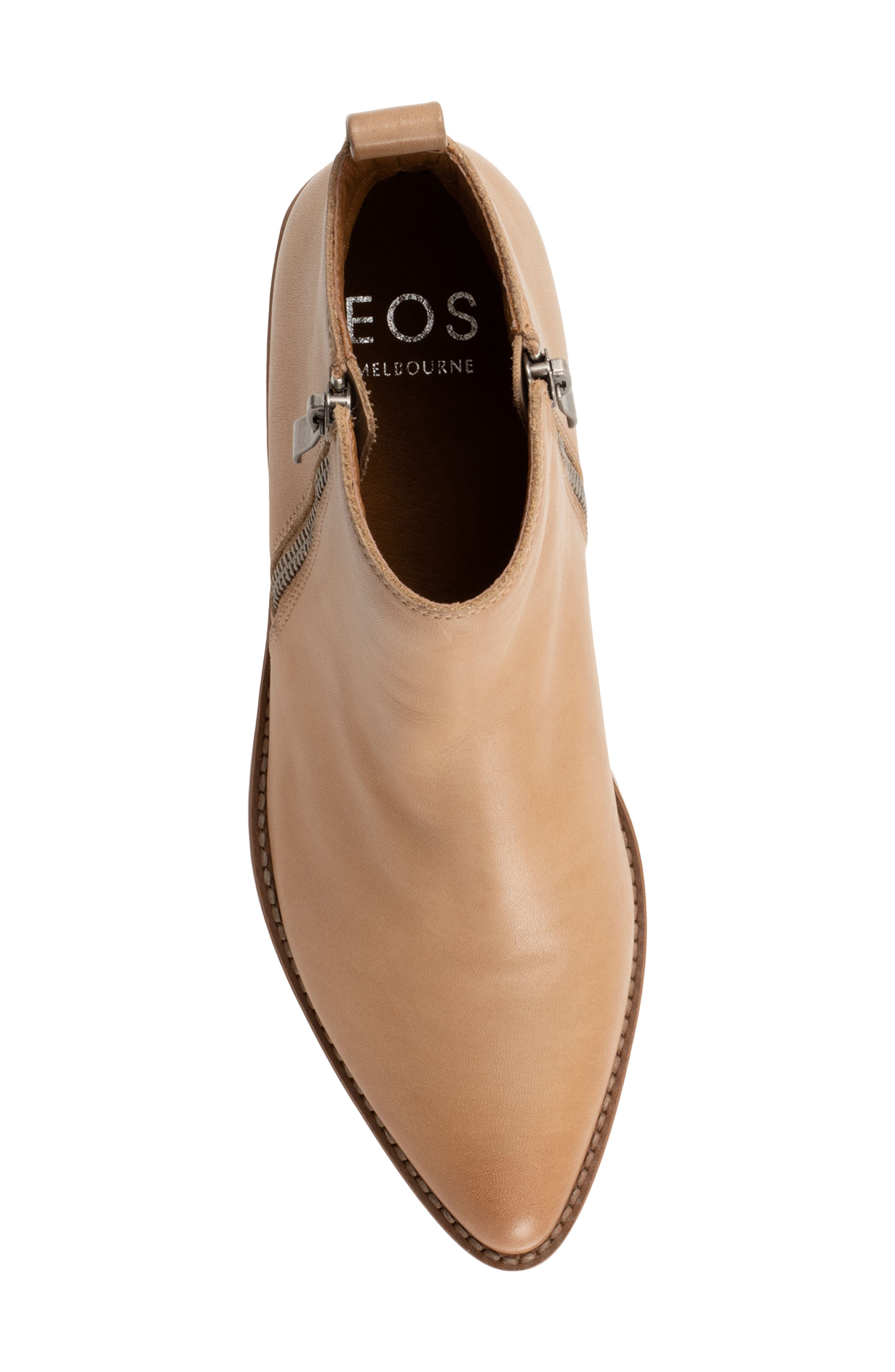 Zense Leather Bootie, Alternate, color, TAN