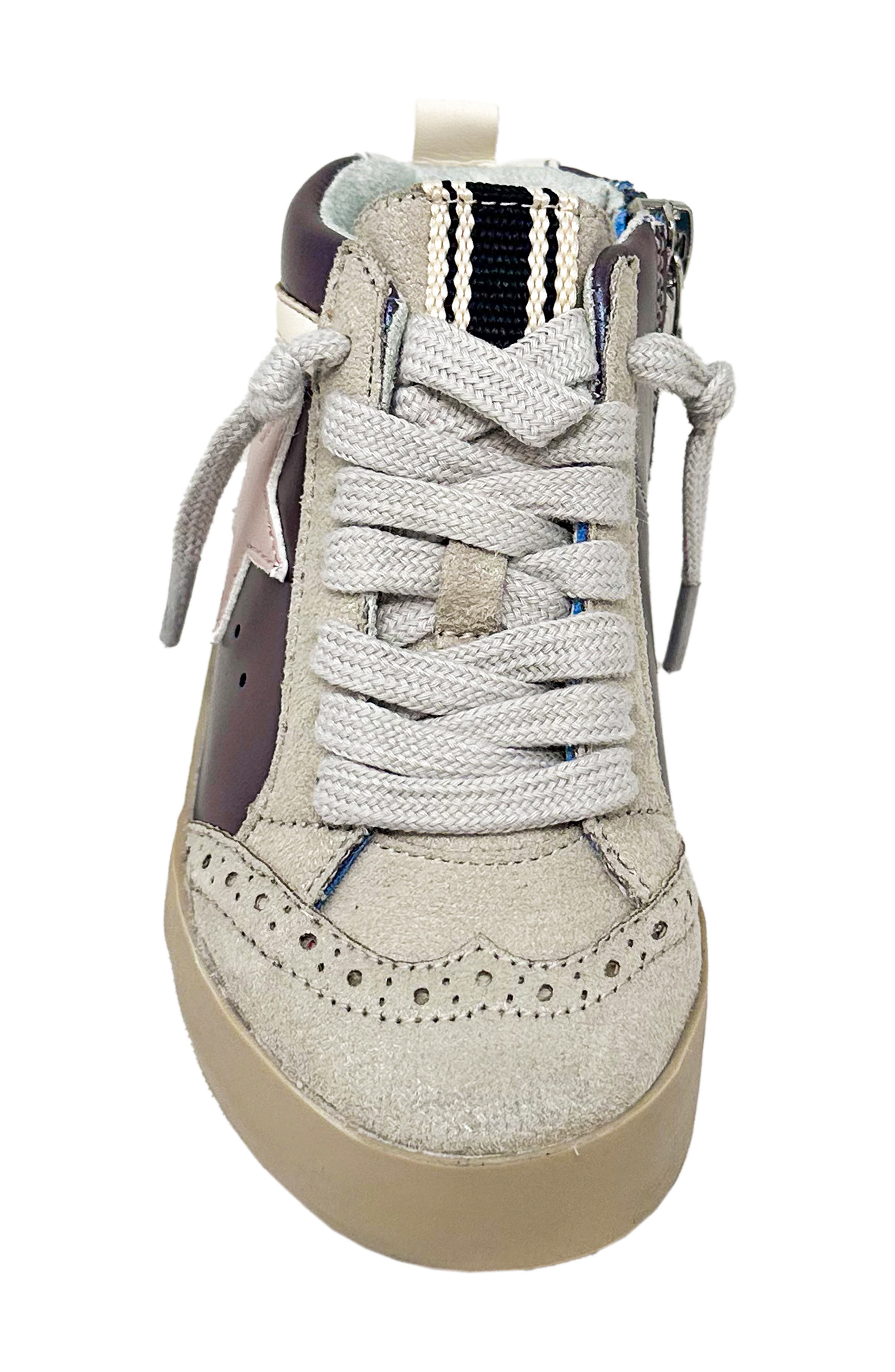 SHUSHOP Kids' Paulina Mid-Top Sneaker, Alternate, color, Teal