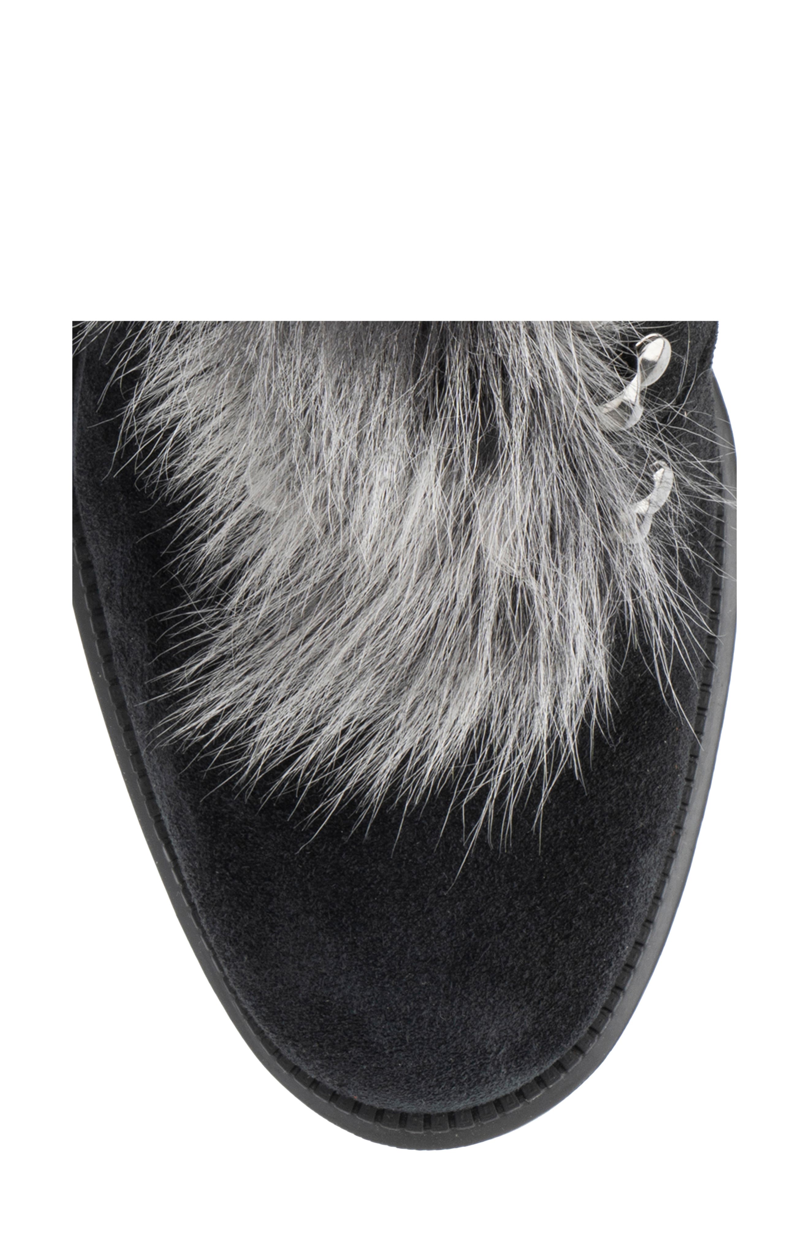 Aquatalia Irvina Weatherproof Hiker Boot with Genuine Shearling Trim, Alternate, color, 