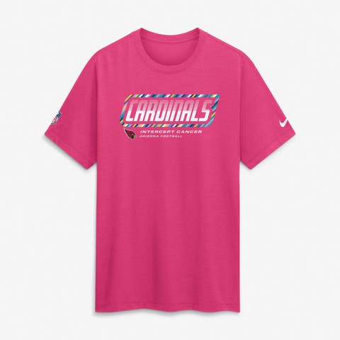 Men's Nike Pink Arizona Cardinals 2026 NFL Crucial Catch Tri-Blend Dri-FIT T-Shirt