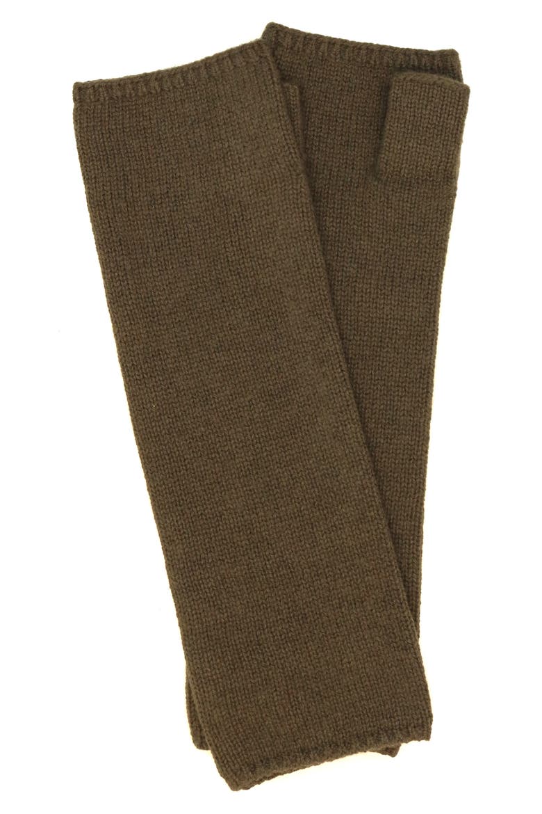 Cashmere Arm Warmers, Alternate, color, ARMY GREEN