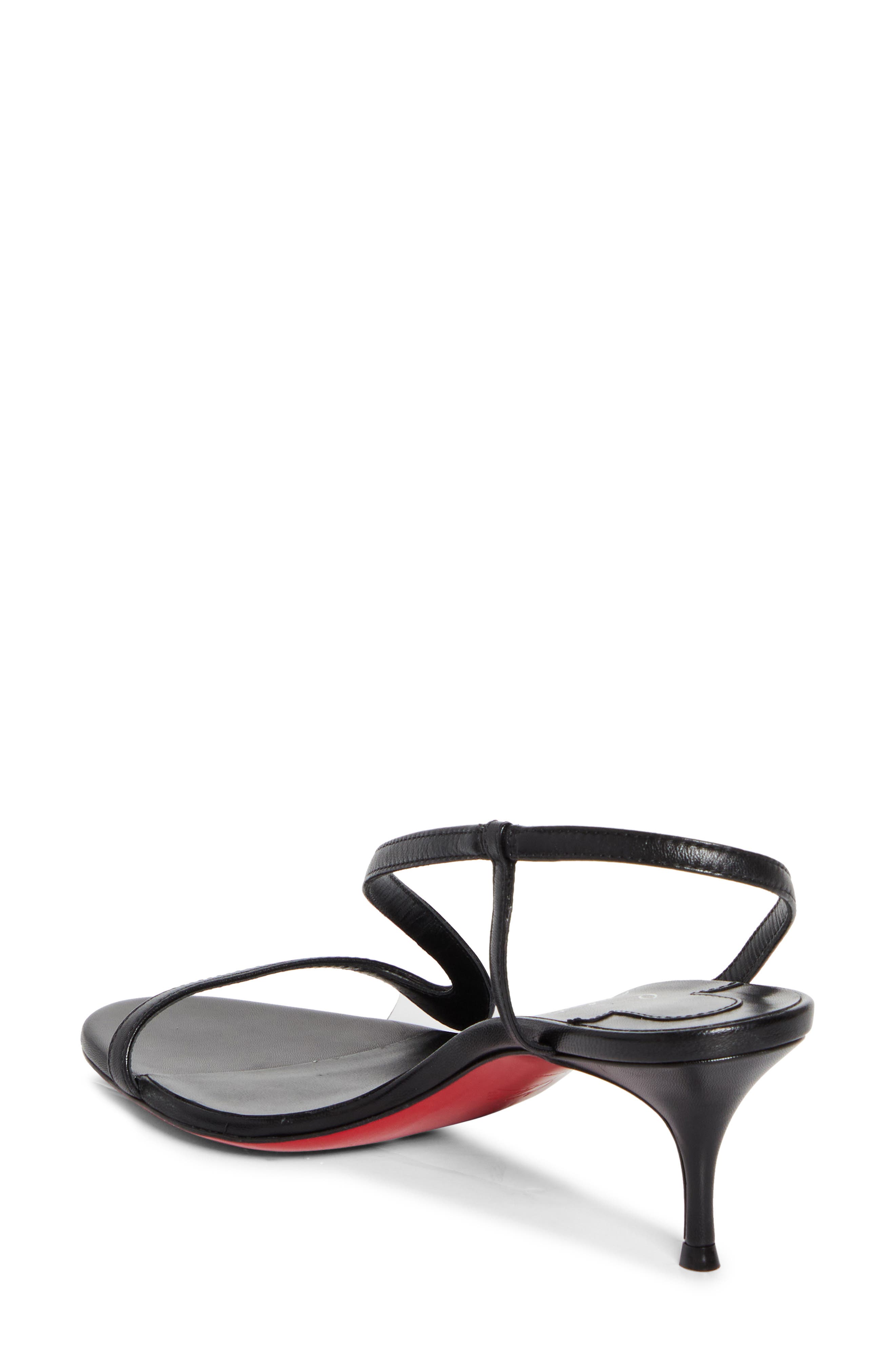Christian Louboutin Rosalie Slingback Sandal, Alternate, color, Black