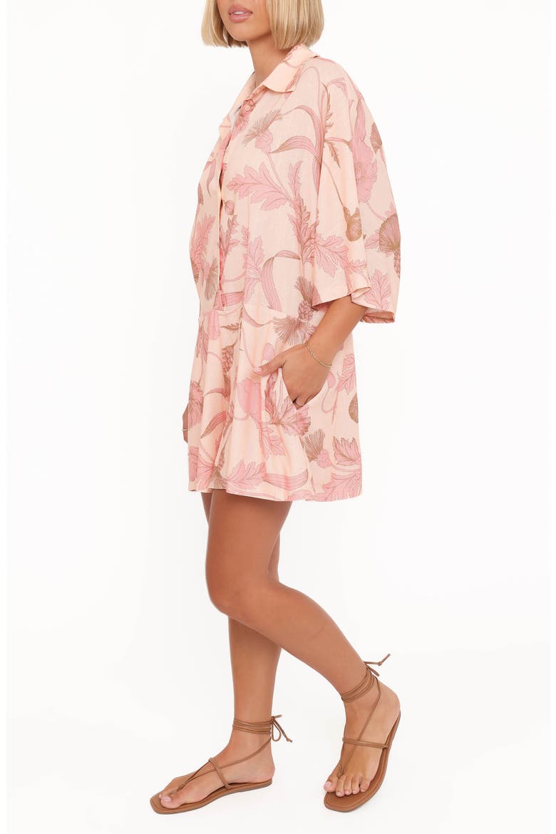 Ellisa Print Romper, Alternate, color, PINK FLORAL