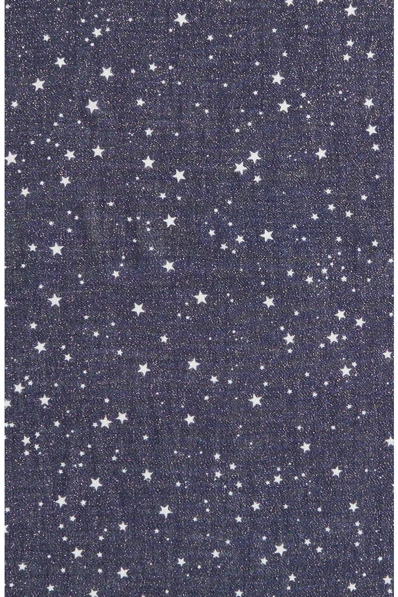 night sky wool blend scarf, Alternate, color, RICH NAVY