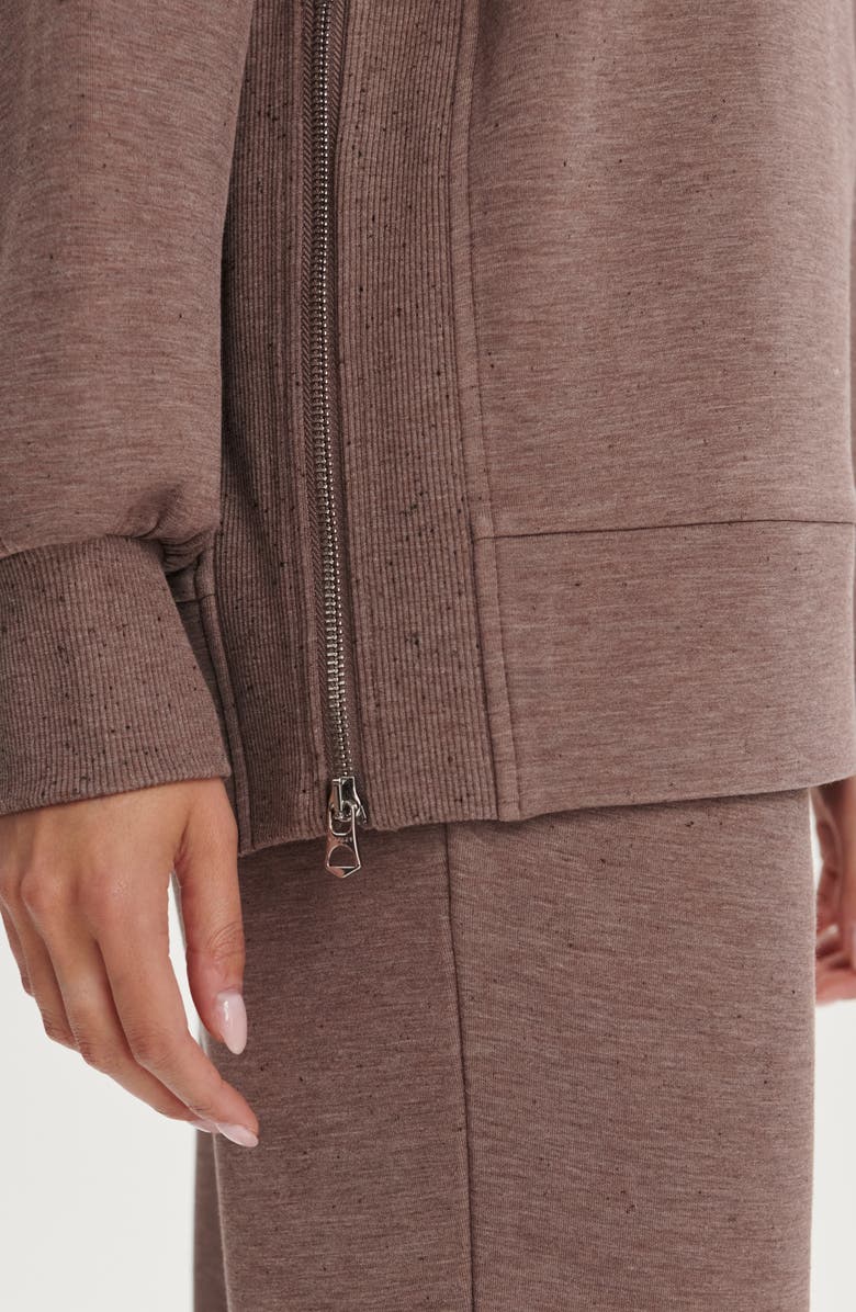 Varley Nicole Oversize Sweatshirt, Alternate, color, Deep Taupe Marl Fleck