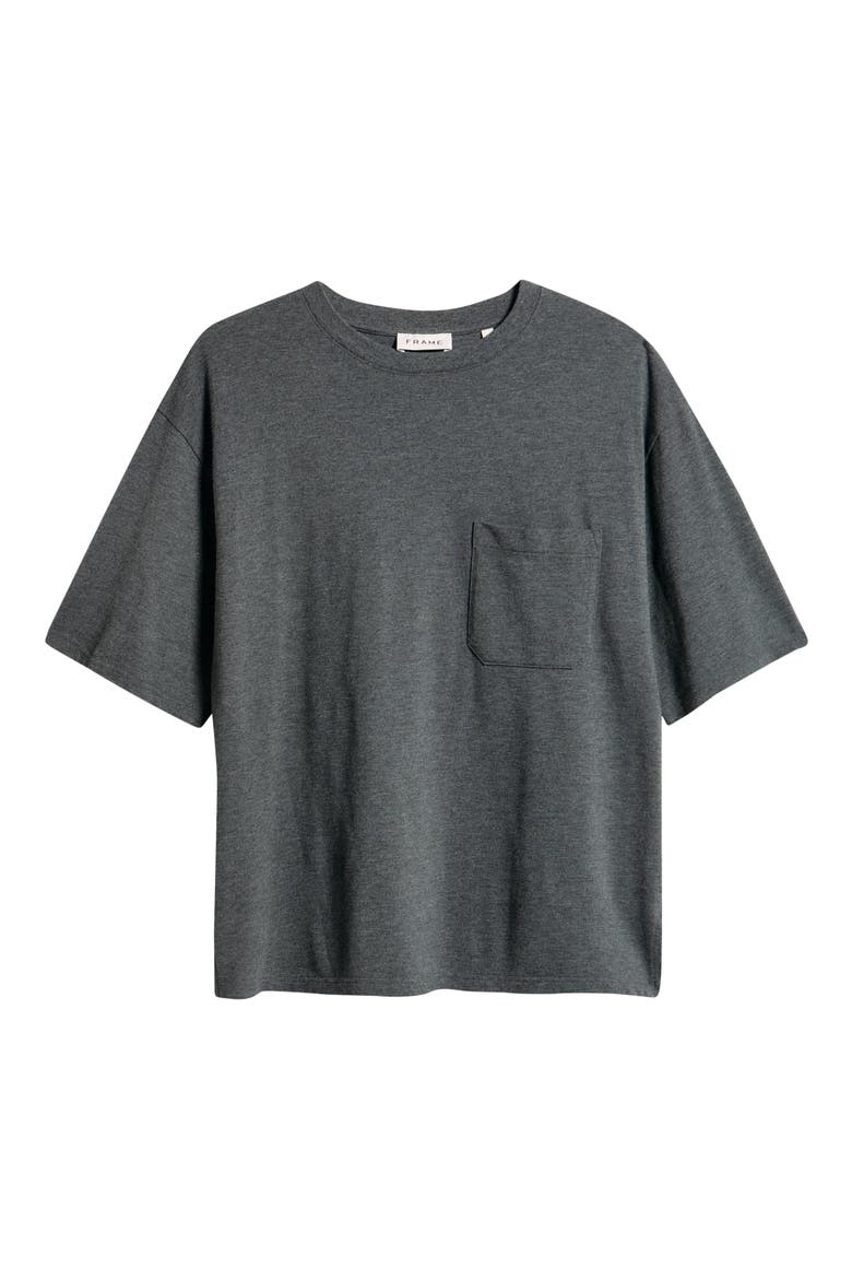 Relaxed-Fit Cotton T-Shirt, Alternate, color, GREY MELANGE
