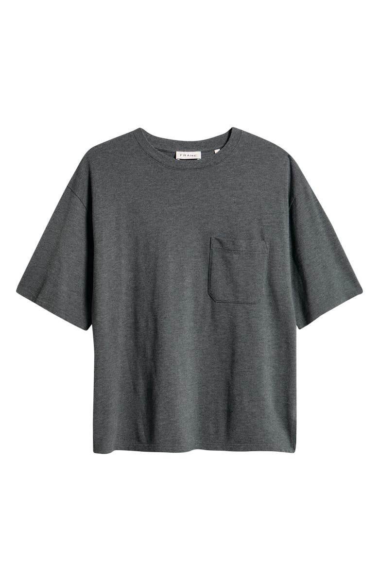 FRAME Relaxed-Fit Cotton T-Shirt, Alternate, color, Grey Melange