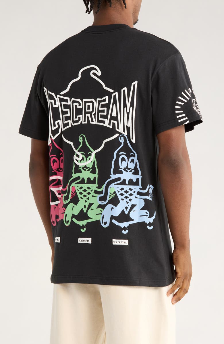ICECREAM The Gang Graphic T-Shirt, Alternate, color, Stretch Limo