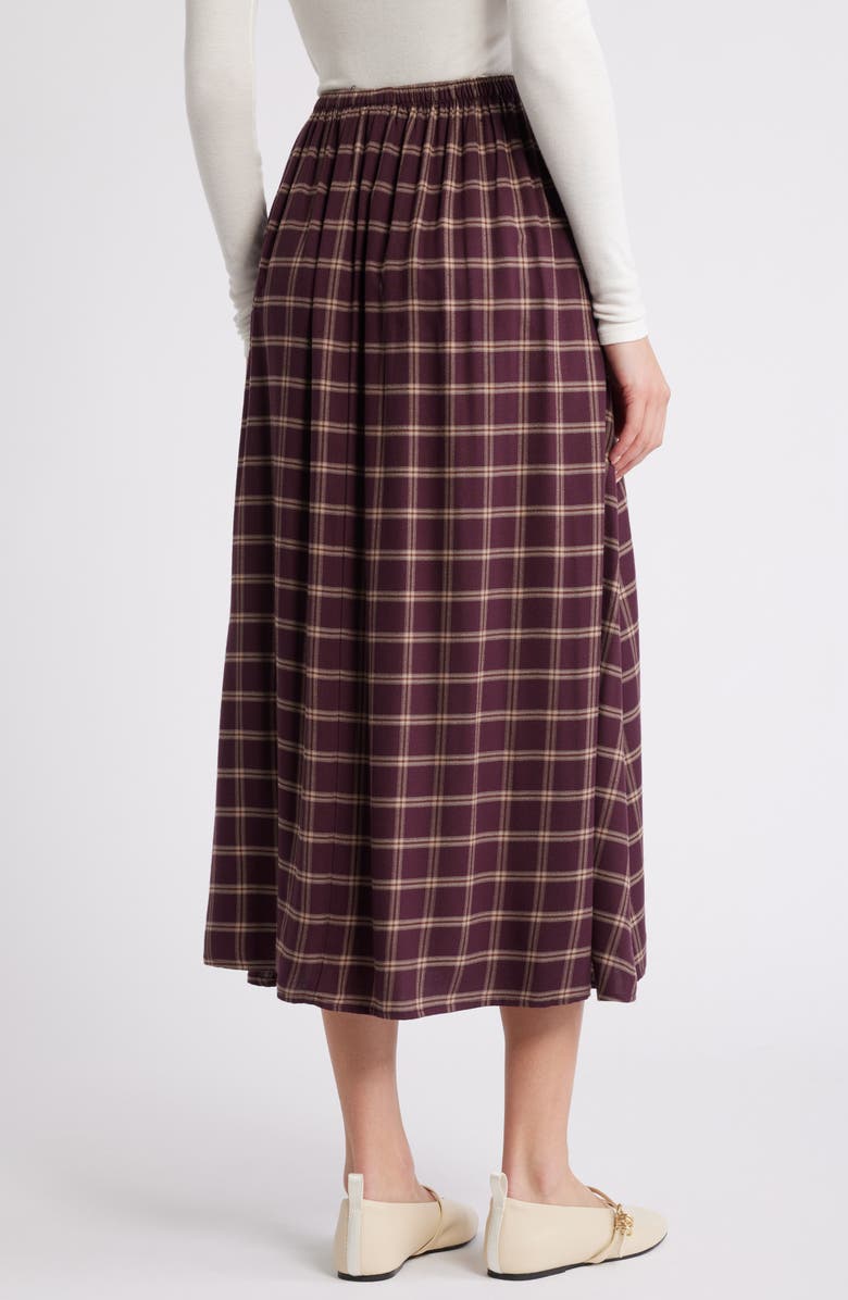 Treasure & Bond Plaid Midi Skirt, Alternate, color,