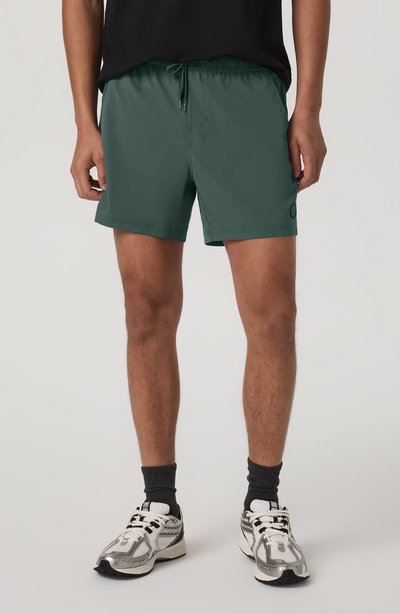 Vuori Kore 5-Inch Shorts, Main, color, Agate Green Tonal