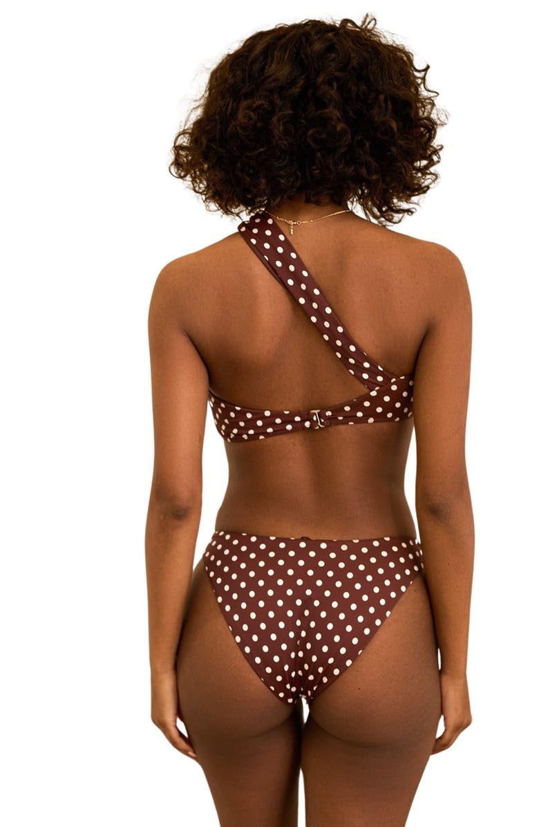 Dippin Daisys Frankie Top, Alternate, color, Dotted Brown