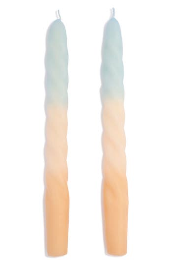 Creative Brands Set Of 2 Taper Candles In Multi