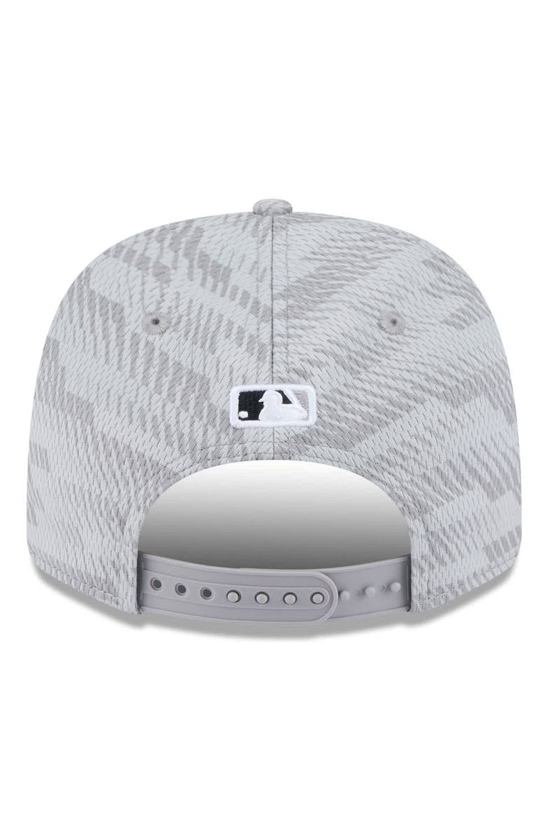 New Era Men's New Era Gray Chicago White Sox 2025 MLB Clubhouse 9SEVENTY Stretch-Snap Hat, Alternate, color, Gray