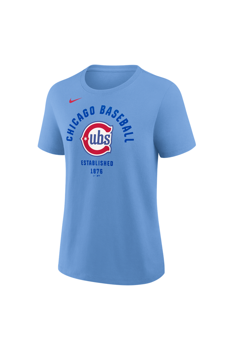 Women's Nike Light Blue Chicago Cubs Alternate T-Shirt, Alternate, color, Light Blue
