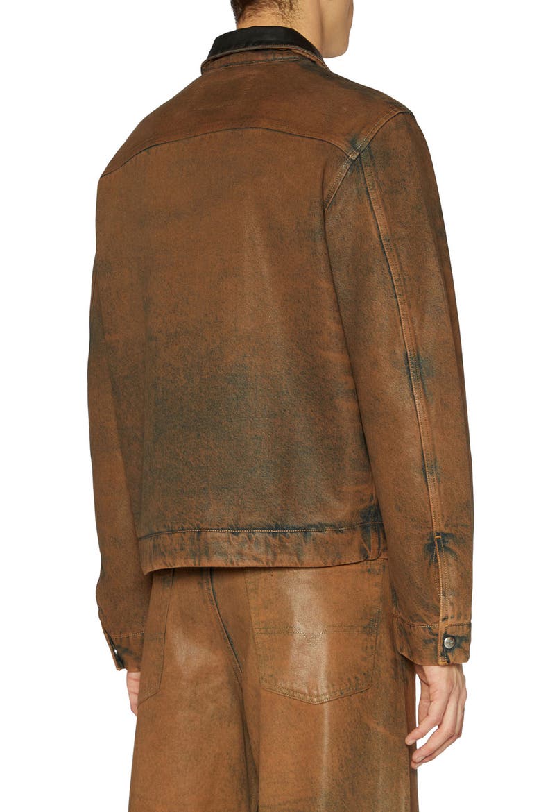 Rohe Denim Jacket, Alternate, color, RUST WASH DENIM