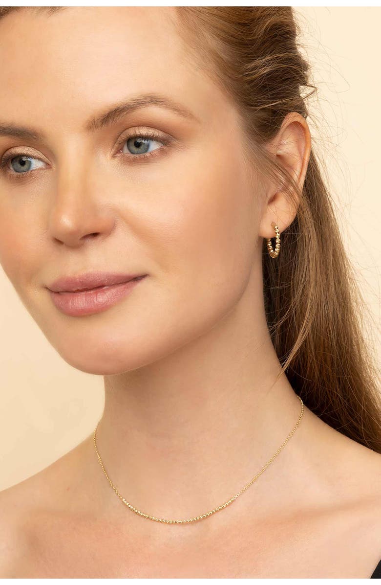 Oradina 14K Yellow Gold Celebration Ball Choker, Alternate, color, Yellow Gold