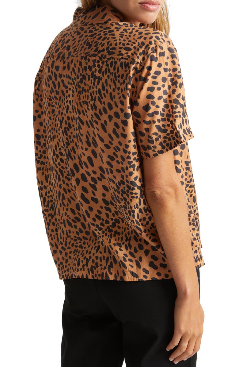 Brixton Ryder Print Camp Shirt, Alternate, color, 