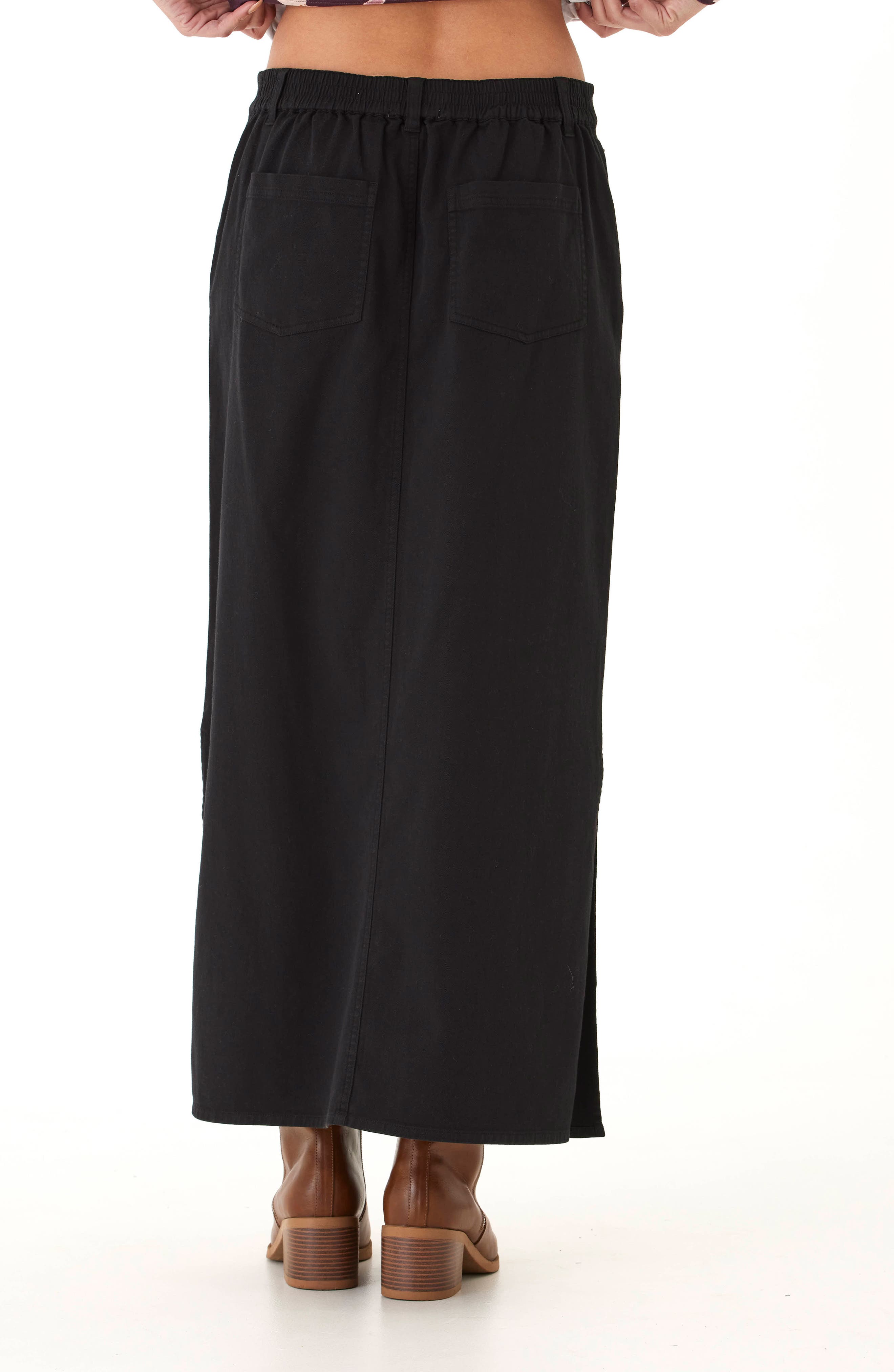 Delanie Stretch Maxi Skirt - image 2