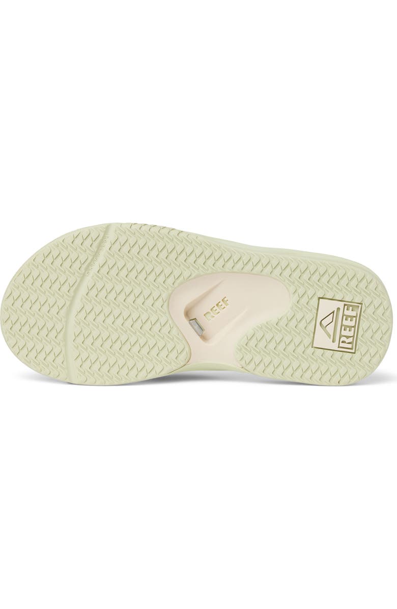 Reef Fanning Flip Flop Sandal, Alternate, color, Aloe Wash Suede
