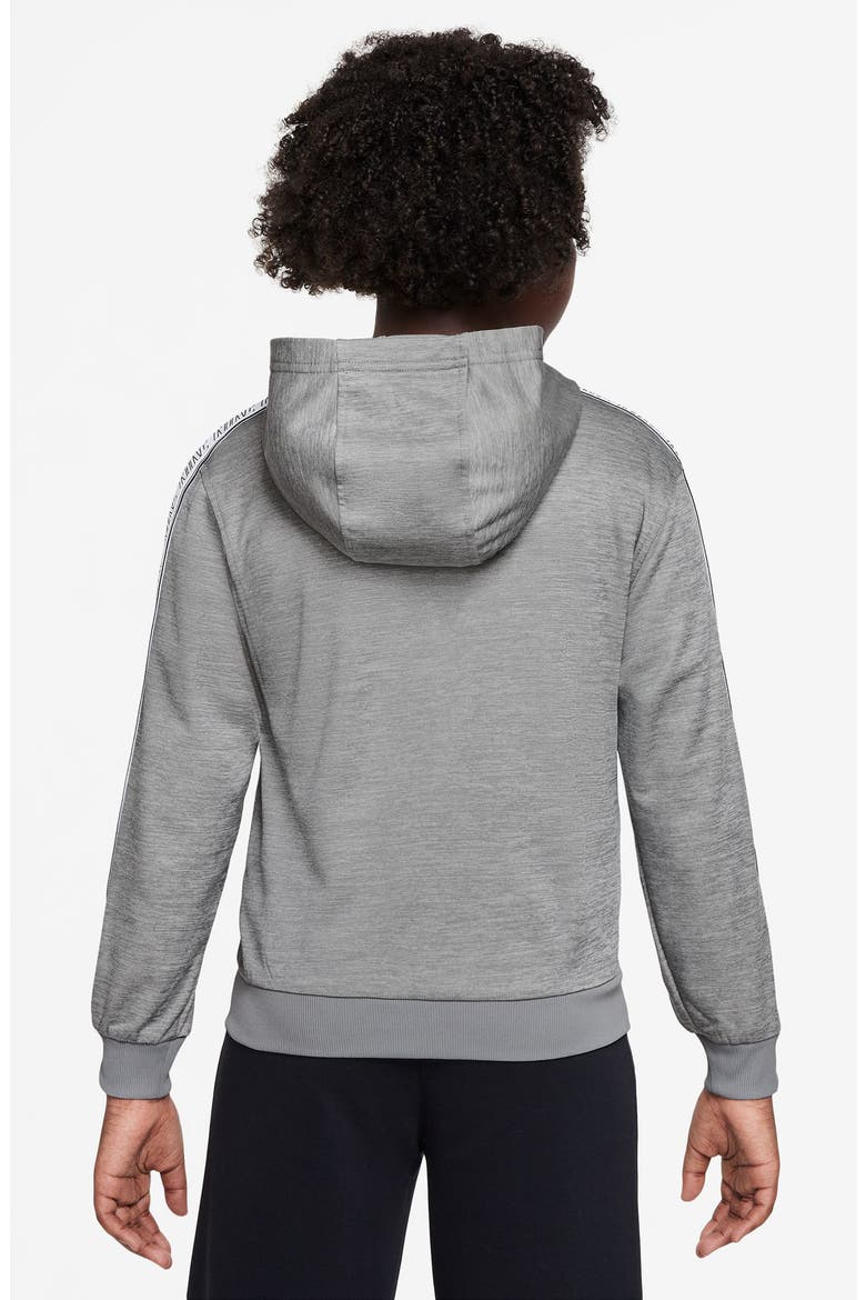 Kids' Sportswear Club Dri-FIT Fleece Hoodie, Alternate, color, 063 SMOKE GREY/GREY/HTR/WHITE