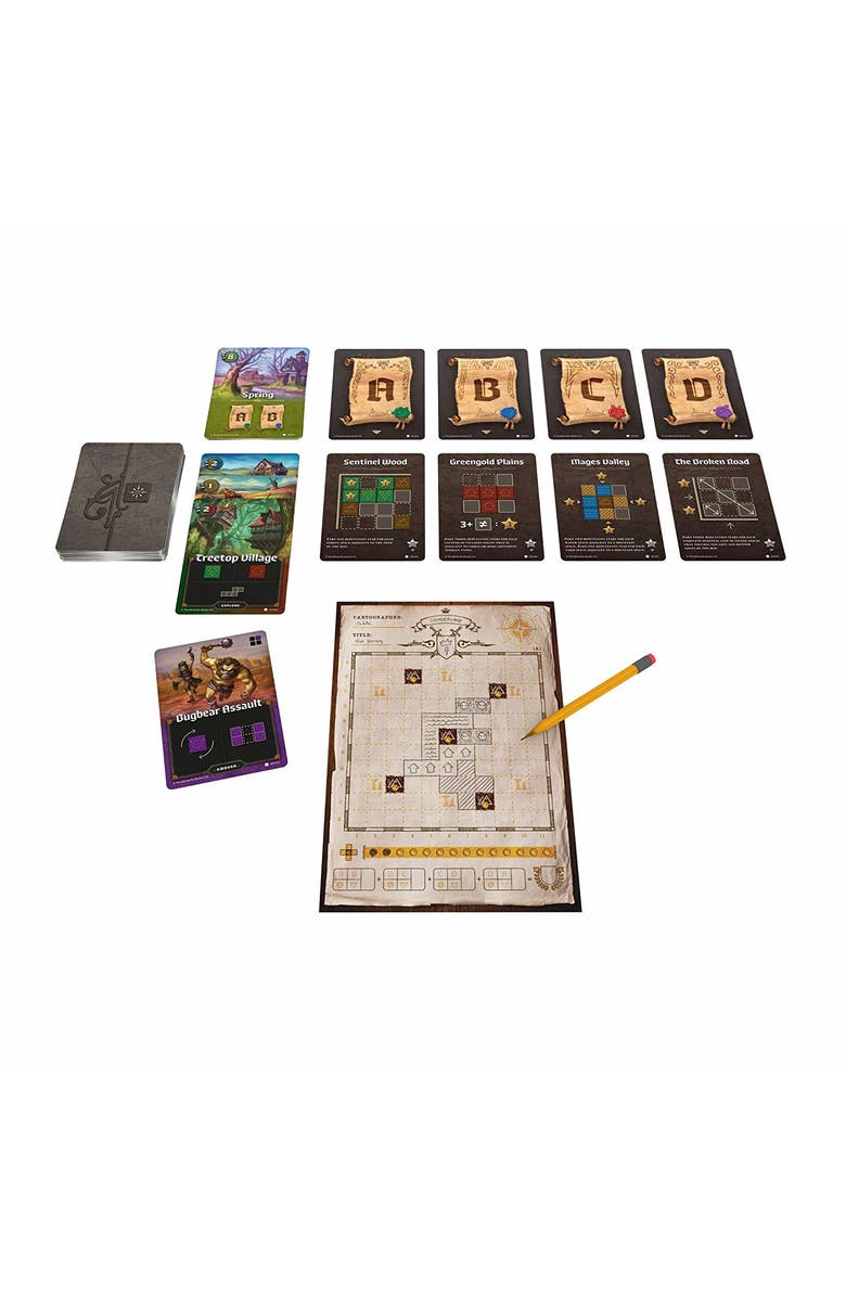 Thunderworks Games Cartographers, A Roll Player Tale Strategy Board Game, Alternate, color, Multicolored