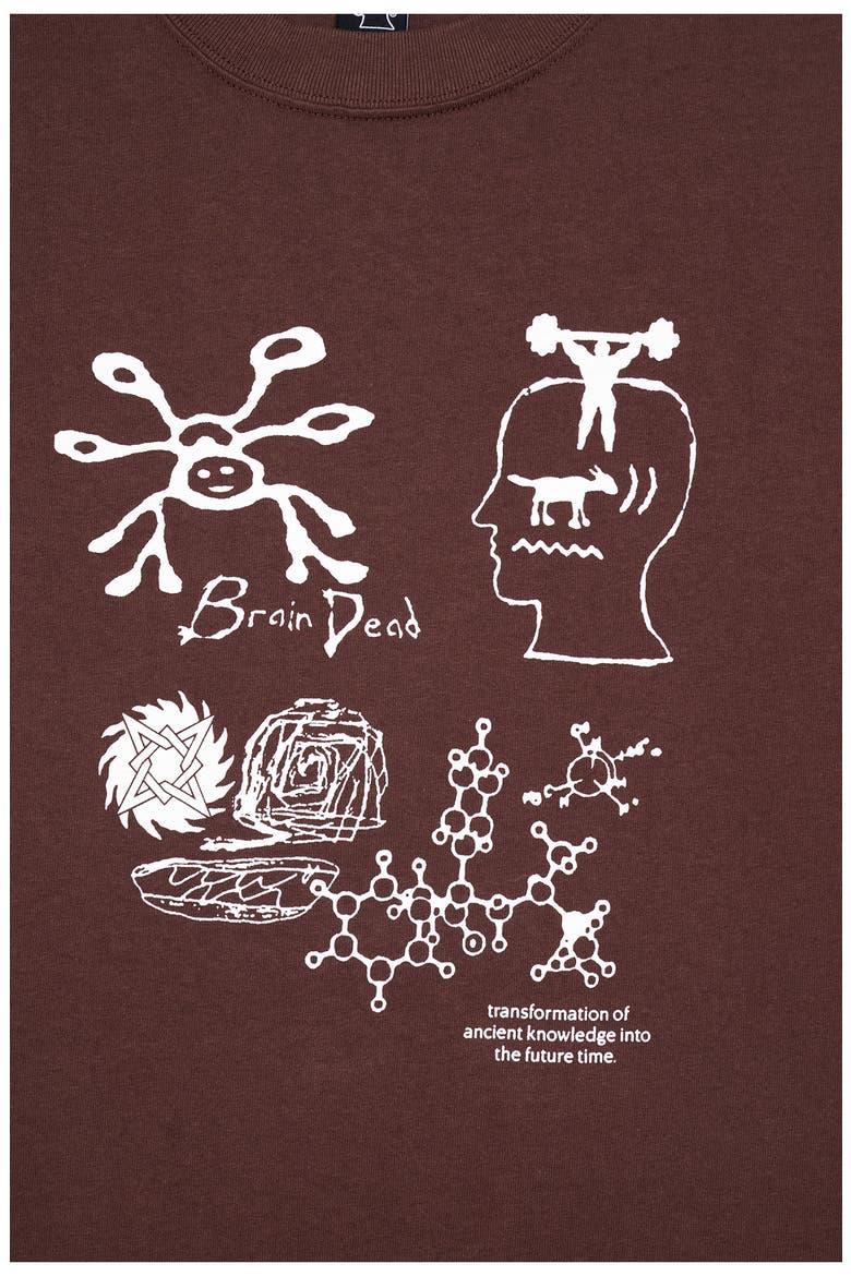 Ancient Knowledge Cotton Graphic T-Shirt, Alternate, color, BERRY