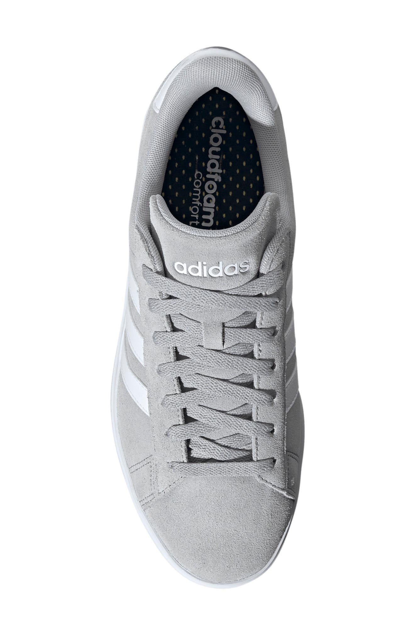 Grand Court 2.0 Sneaker, Alternate, color, GREY TWO/ FTWR WHITE/ GREY TWO