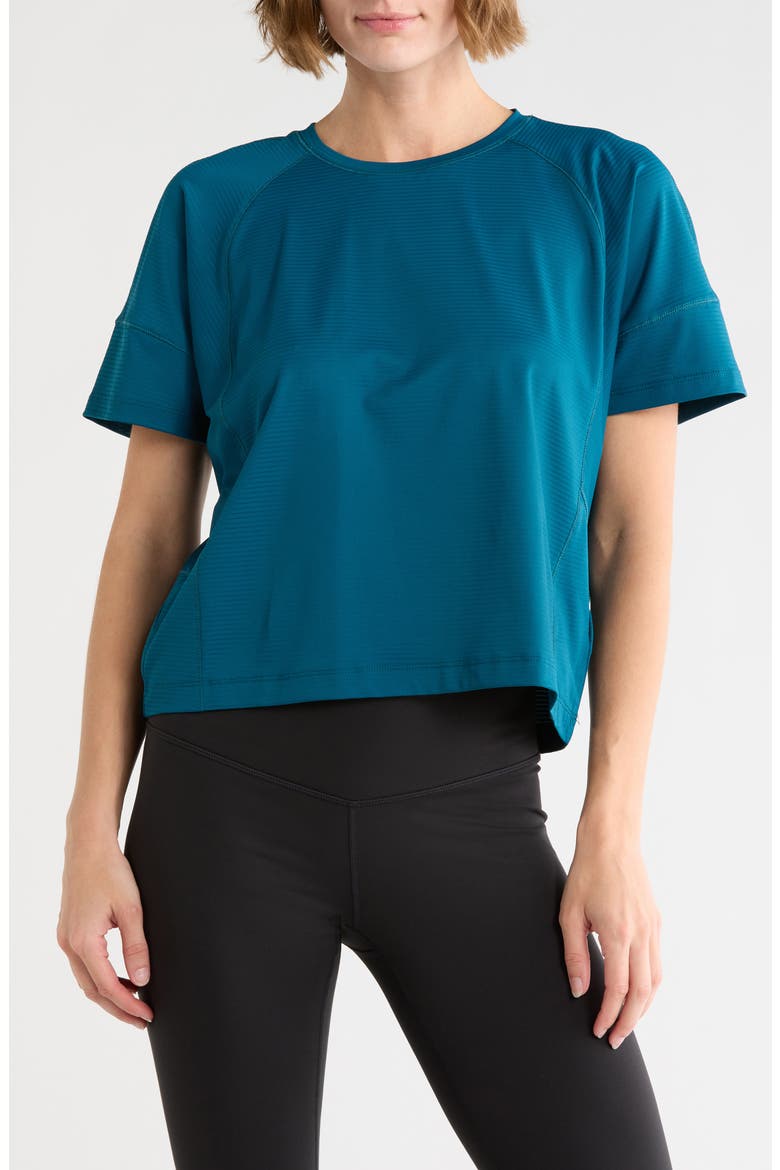Training Day T-Shirt, Main, color, TEAL CRYSTAL