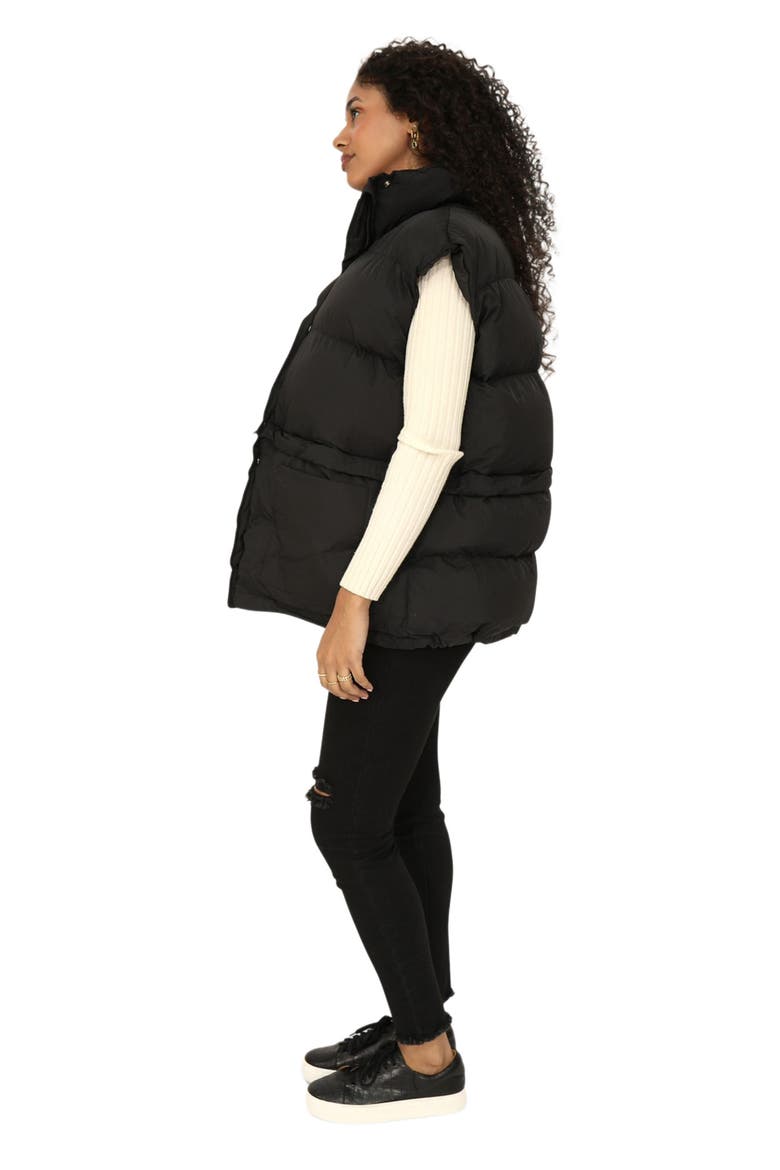 Landslide Zip Off Puffer Vest, Alternate, color, Black