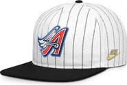 Nike Men's Nike White/Black California Angels Cooperstown Collection Pro Adjustable Hat