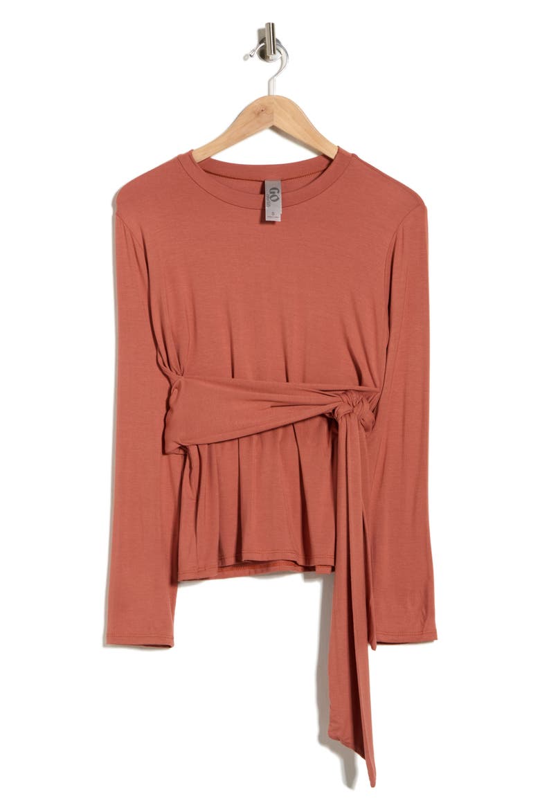 Knit Front Knit Sweater, Alternate, color, RUST
