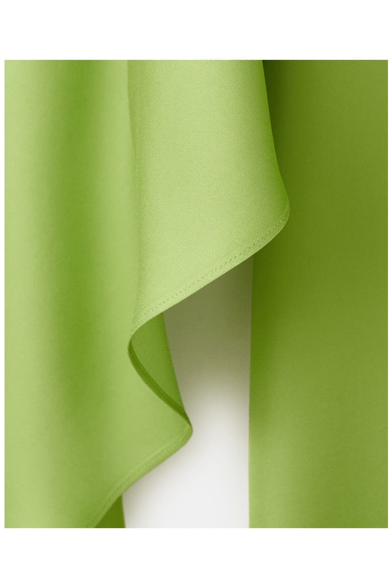 Long Sleeve Satin Dress, Alternate, color, GREEN