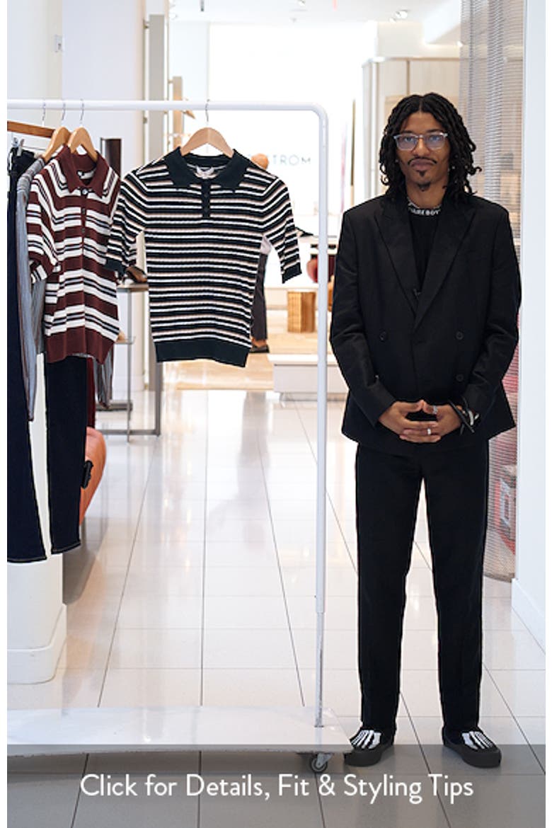 Sutton Striped Polo Sweater video