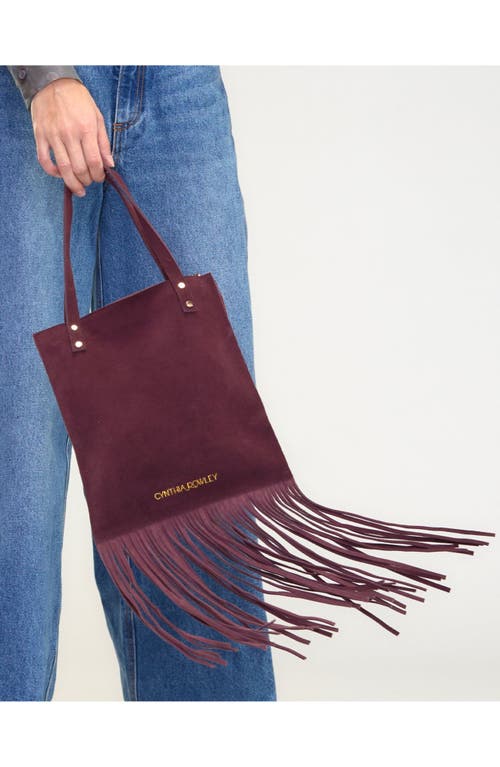 CYNTHIA ROWLEY CYNTHIA ROWLEY FELICITY FRINGE SUEDE TOTE