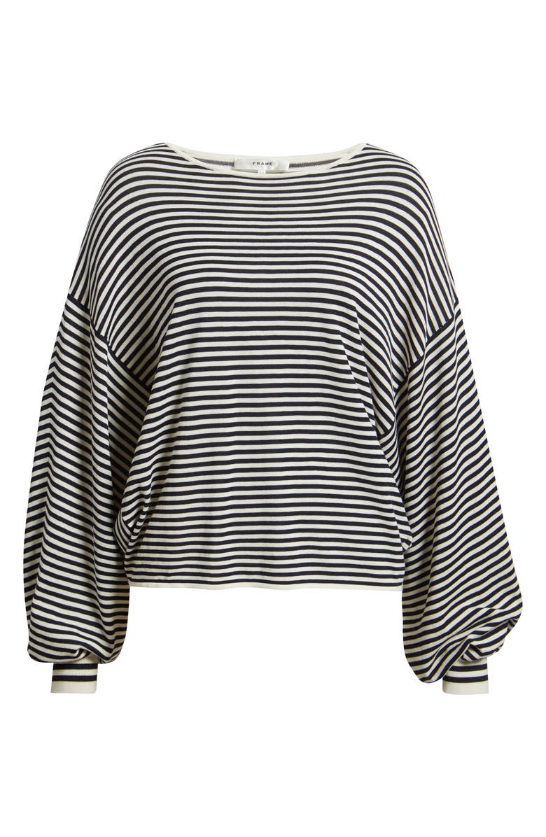 FRAME Slouchy Stripe Sweater, Alternate, color, Cream Multi