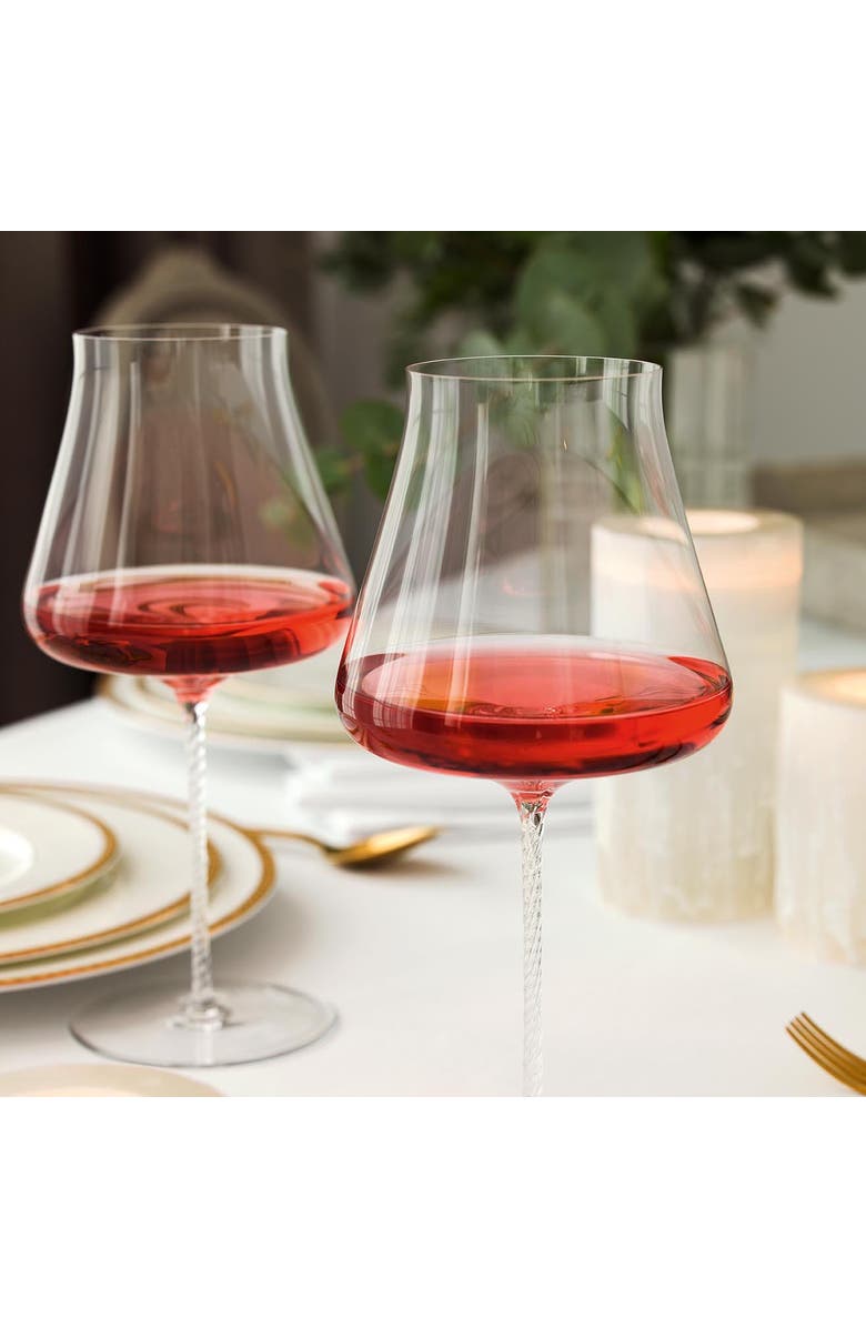 Togas Roanna Wine Glasses, Alternate, color, White