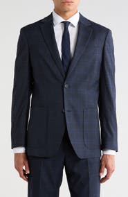 NORDSTROM RACK Trim Fit Twill Sportcoat