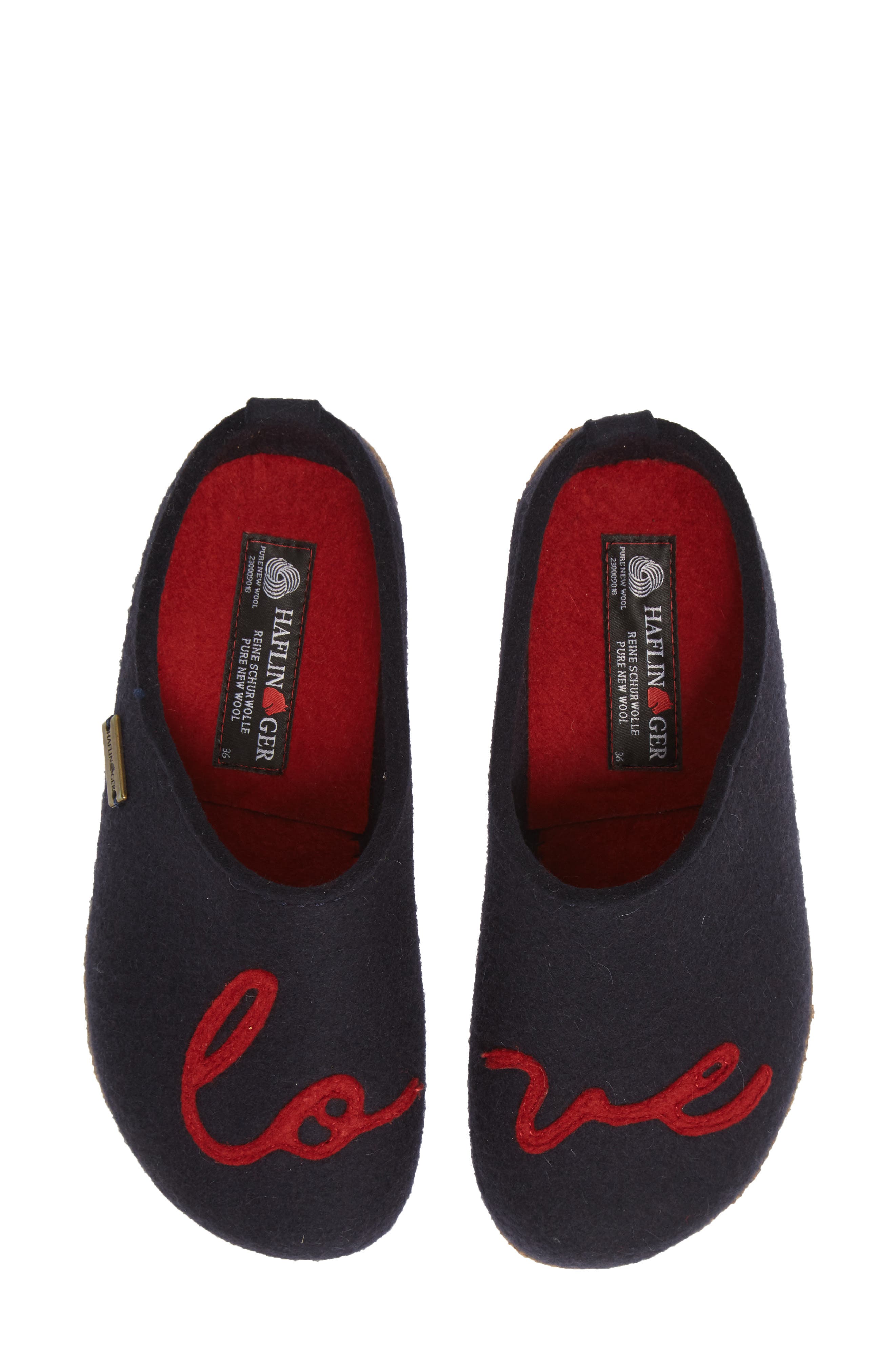 Haflinger Lovely Wool Slipper, Main, color, 