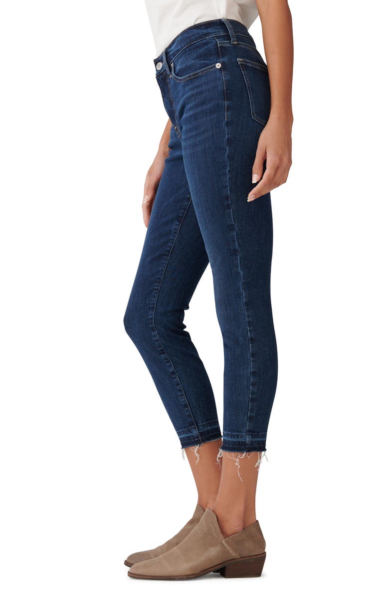 Lucky Brand Bidgette Release Hem Crop Straight Leg Jeans, Alternate, color, Bloom