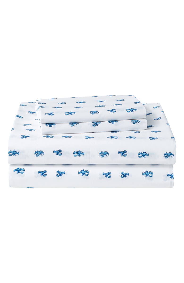 Nautica Cloyster Twin Sheet Set, Alternate, color, Blue
